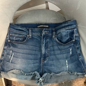 Express jean shorts
